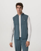 Sunday Element Vest Blue Sea Heather Full-Zip Vest | Vuori On sale
