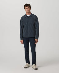 Beach Fleece Shirt Jacket Men's Ink Heather Jacket | Vuori Clothing