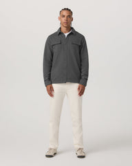 Waffle Shirt Jacket Men's Versatile Dark Pewter Jacket | Vuori On sale