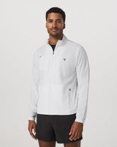 Venture Track Jacket Men's White Logo Graphic Jacket | Vuori Outlet