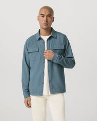 Waffle Shirt Jacket Versatile Men's Abyss Shirt Jacket | Vuori US