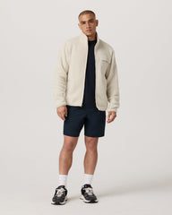 Alpine Fleece Full Zip Men's Bone Mock Neck Jacket | Vuori Discount