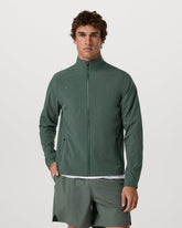 Venture Track Jacket Men's Agate Green Workout Jacket | Vuori US