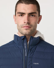 Steadfast Insulated Vest Men's Blue Coast Vest | Vuori Sale