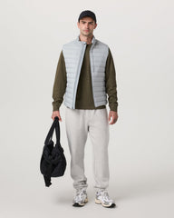 Steadfast Insulated Vest Men's Sea Fog Vest | Vuori For sale
