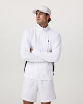 Fleet Jacket Men's White Color Block Jacket | Vuori Outlet