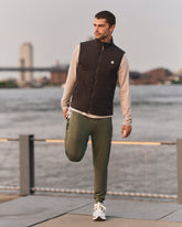 Echo Insulated Vest 2.0 Men's Black Vest | Vuori US