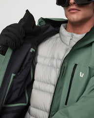 Taika Snow Shell Men's Sea Pine Ski/Board Jacket | Vuori