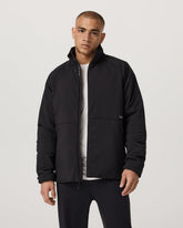 Malin Hybrid Jacket Men's Classic Fit Black Jacket | Vuori Online
