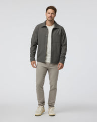 Beldon Shirt Jacket Knit Twill Oregano | Vuori US