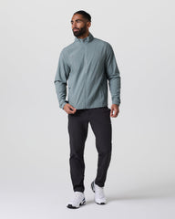 Venture Track Jacket Dusty Blue Linen Texture | Vuori For sale