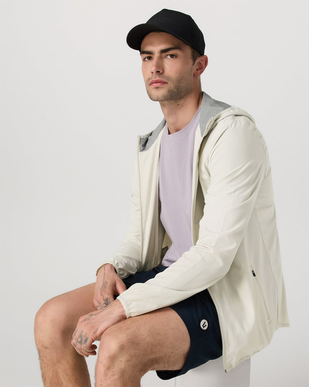 Outdoor Trainer Shell Men's Winter Grey Hooded Jacket | Vuori Online