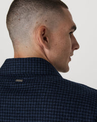 Ridge Natural Shirt Jacket Men's Navy Button-Up Jacket | Vuori US