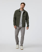 Lawson Tech Shirt Jacket Oregano | Vuori Clothing