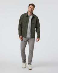 Lawson Tech Shirt Jacket Oregano | Vuori Clothing