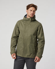 Tuuli Rain Jacket Men's Dark Metal Waterproof Jacket | Vuori On sale