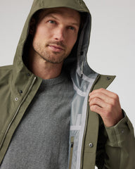 Tuuli Rain Jacket Men's Dark Metal Waterproof Jacket | Vuori On sale