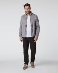 Fairfield Full Zip Jacket Shiitake Fleece Jacket | Vuori Outlet
