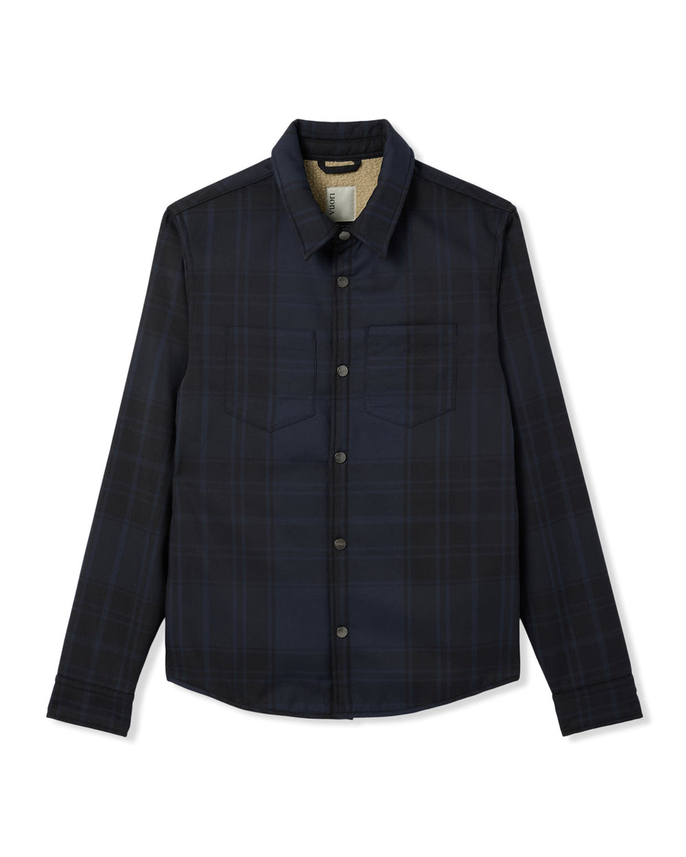 Coastside Shirt Jacket Men's Navy Fleece Shirt Jacket | Vuori US