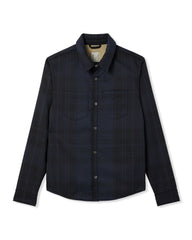 Coastside Shirt Jacket Men's Navy Fleece Shirt Jacket | Vuori US