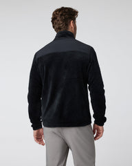 Fairfield Full Zip Jacket Men's Black Fleece Jacket | Vuori Clothing