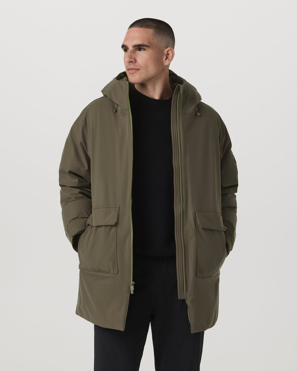 Bering Down Parka Warm Men's Oregano Jacket | Vuori