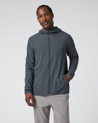 Outdoor Trainer Shell Dark Pewter Linen Texture | Vuori For sale