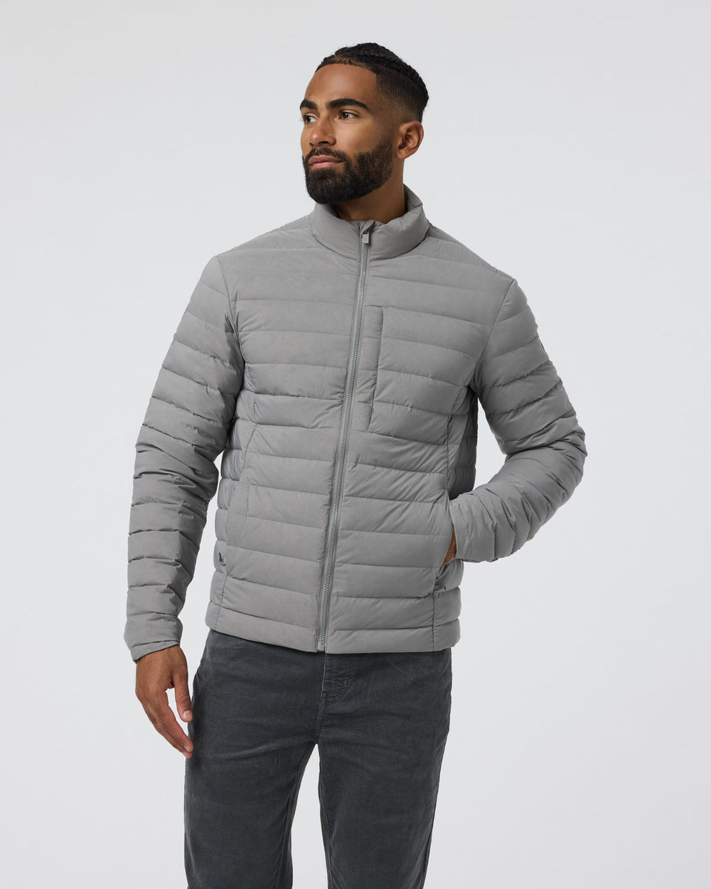 Steadfast Insulated Full Zip Jacket Shiitake | Vuori