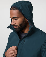 Ronan Packable Jacket Deep Sea French Terry Shirt | Vuori For sale