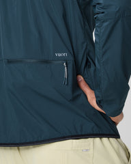 Ronan Packable Jacket Deep Sea French Terry Shirt | Vuori For sale