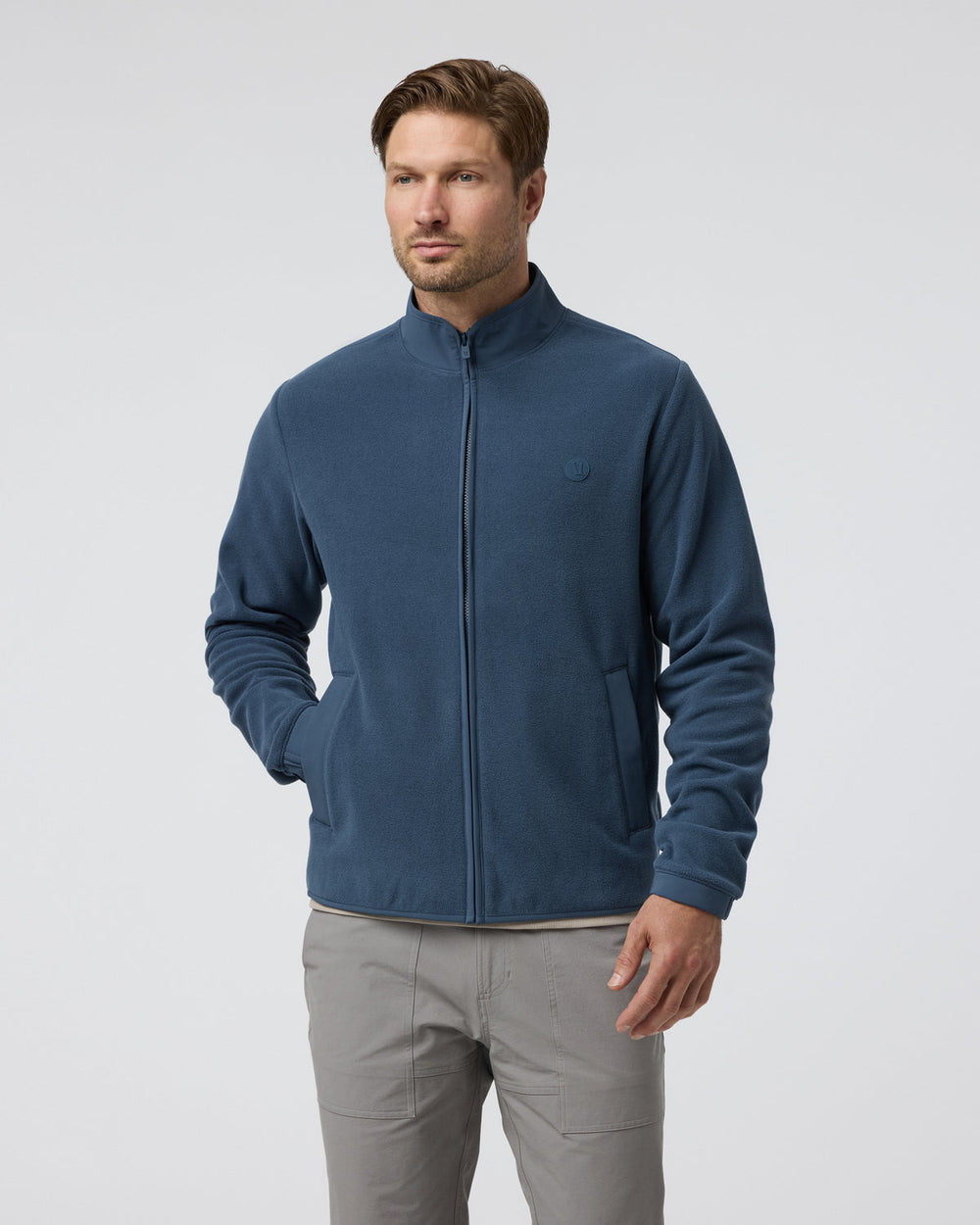 Aspen Full Zip Jacket Pacific Fleece Jacket | Vuori Clothing