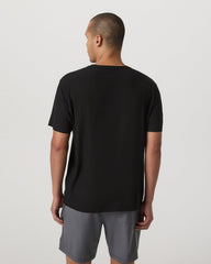 Short Sleeve Strato Tee - Relaxed Fit Men's Black Shirt | Vuori Sale