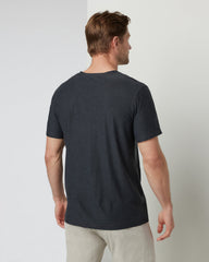 Strato Tech V-Neck Charcoal V-Neck Workout Shirt | Vuori On sale