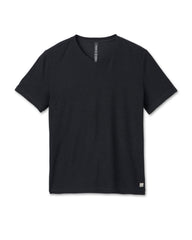 Strato Tech V-Neck Charcoal V-Neck Workout Shirt | Vuori On sale