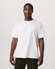 Short Sleeve Heavyweight Cotton Tee Men's White T-Shirt | Vuori Online