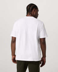 Short Sleeve Heavyweight Cotton Tee Men's White T-Shirt | Vuori Online