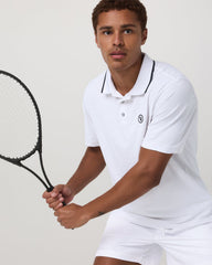 Short Sleeve Gamepoint Polo 2.0 Men's White Polo Shirt | Vuori Discount
