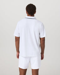 Short Sleeve Gamepoint Polo 2.0 Men's White Polo Shirt | Vuori Discount