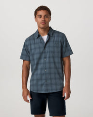 Short Sleeve Plaid Button Down Shirt Men's Abyss Shirt | Vuori On sale