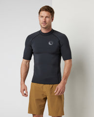 Short Sleeve Yulex Wetsuit Top Washed Black | Vuori For sale