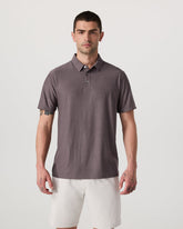 Strato Tech Polo Men's Huckleberry Heather Polo Shirt | Vuori Outlet