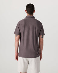 Strato Tech Polo Men's Huckleberry Heather Polo Shirt | Vuori Outlet