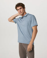 Men's Short Sleeve Ponto Performance Polo Flint Heather | Vuori Sale