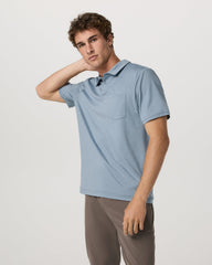 Men's Short Sleeve Ponto Performance Polo Flint Heather | Vuori Sale
