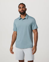 Short Sleeve Viewpoint Polo 2.0 Men's Mist Polo Shirt | Vuori Discount