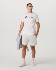 V1 Vuori Wordmark Logo Tee Men's White Logo T-Shirt | Vuori Online