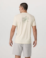 Vortex Tee Men's Natural Performance T-Shirt | Vuori On sale