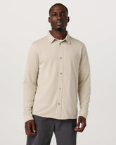 Long Sleeve Knit Oxford Button Down Men's Trench Shirt | Vuori Online