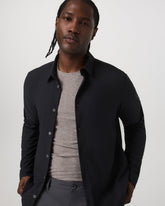 Long Sleeve Manhattan Button Down Men's Black Shirt | Vuori US