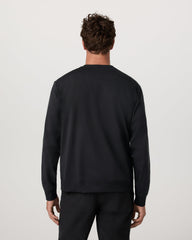 Long Sleeve Coronado Henley - Relaxed Black Heather | Vuori Outlet